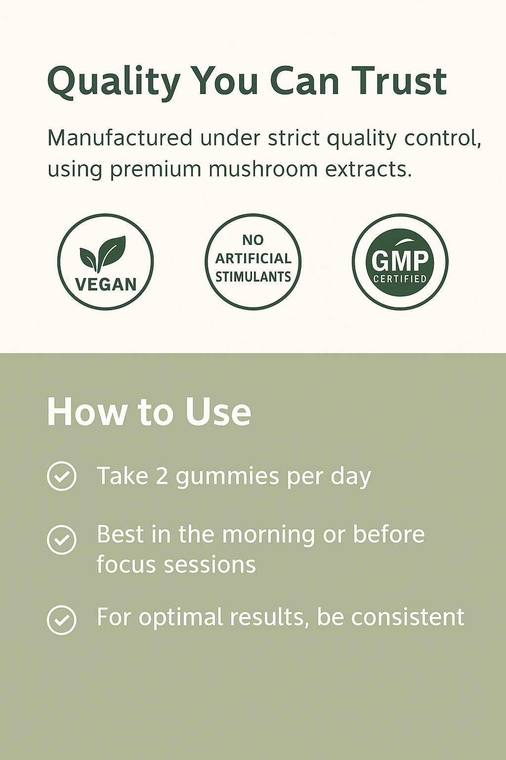 Functional Mushroom Gummies — Focus, Energy & Balance, Naturally