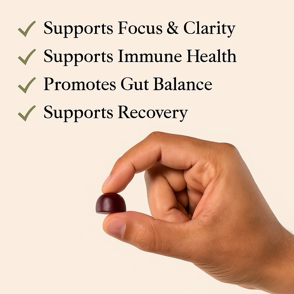 Functional Mushroom Gummies — Focus, Energy & Balance, Naturally